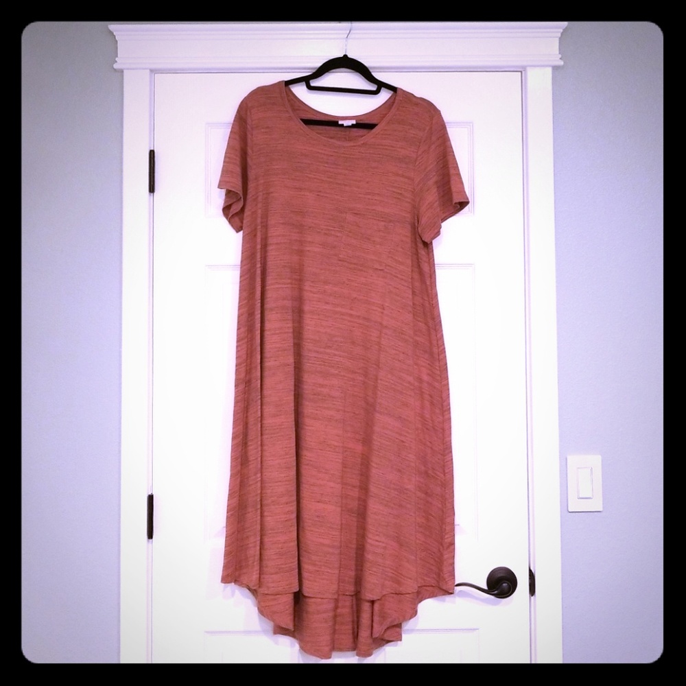 LuLaRoe Carly-Orange Heather